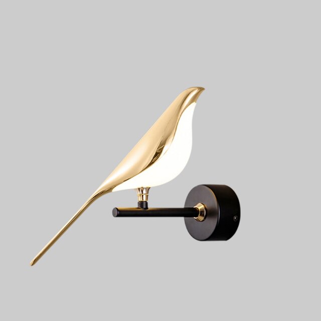Decorative LED Wall Lamp | Bird-Inspired Design