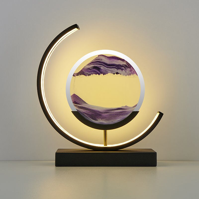 Dynamic Sand Art Table Lamp | Ambient Lighting