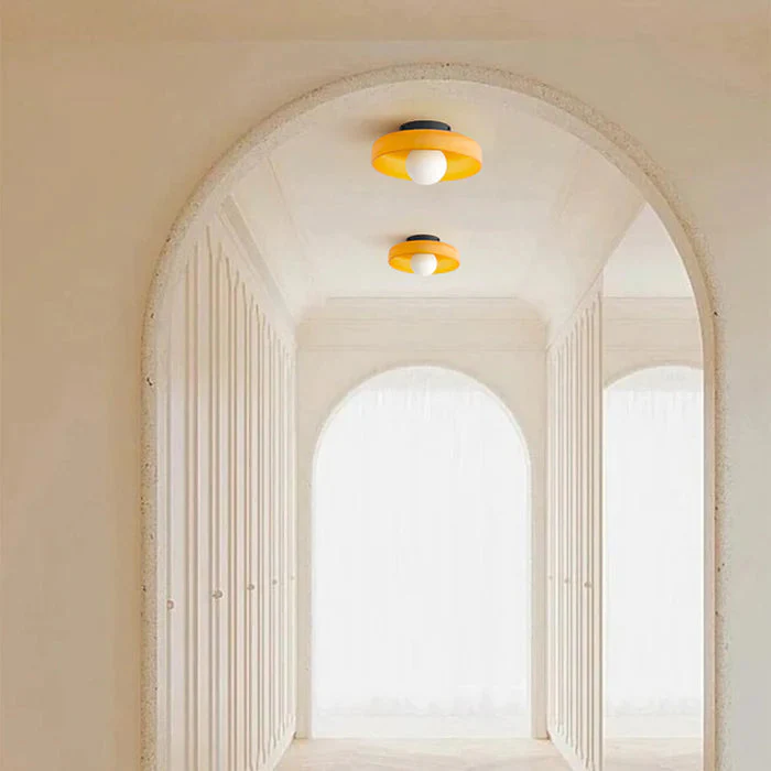 Contemporary Classic Ceiling Lamp | Round Design