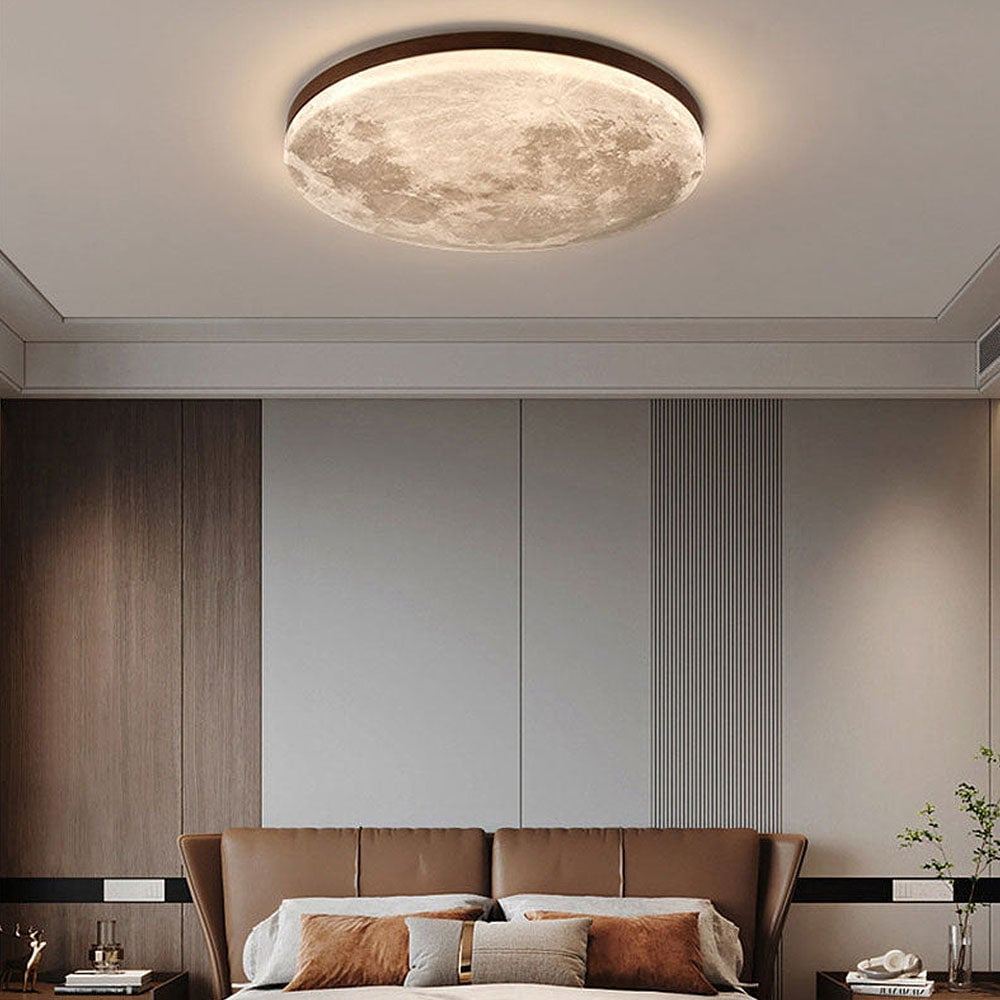Center Light Moon Ceiling Lamp | Modern