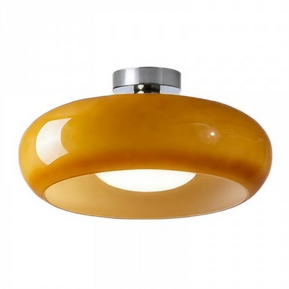 Retro Round Ceiling Light | Vintage LED Lighting