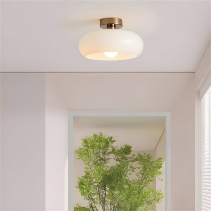 Retro Round Ceiling Light | Vintage LED Lighting