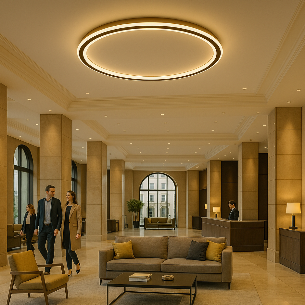Modern Round Ceiling Lamp | Slim LED Design