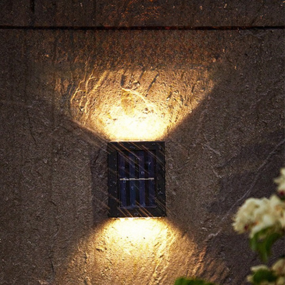Outdoor Solar LED Wall Lights | Wireless Design