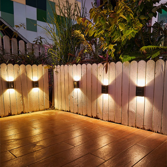 Outdoor Solar LED Wall Lights | Wireless Design