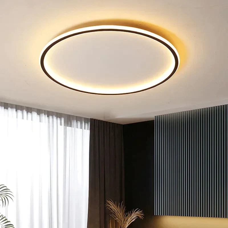 Modern Round Ceiling Lamp | Slim LED Design