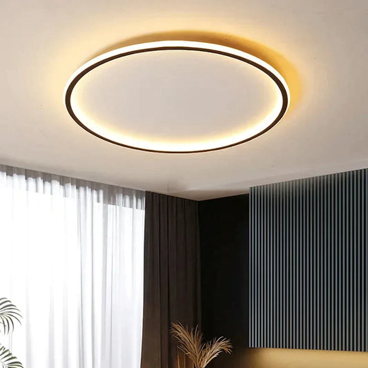 Modern Round Ceiling Lamp | Slim LED Design