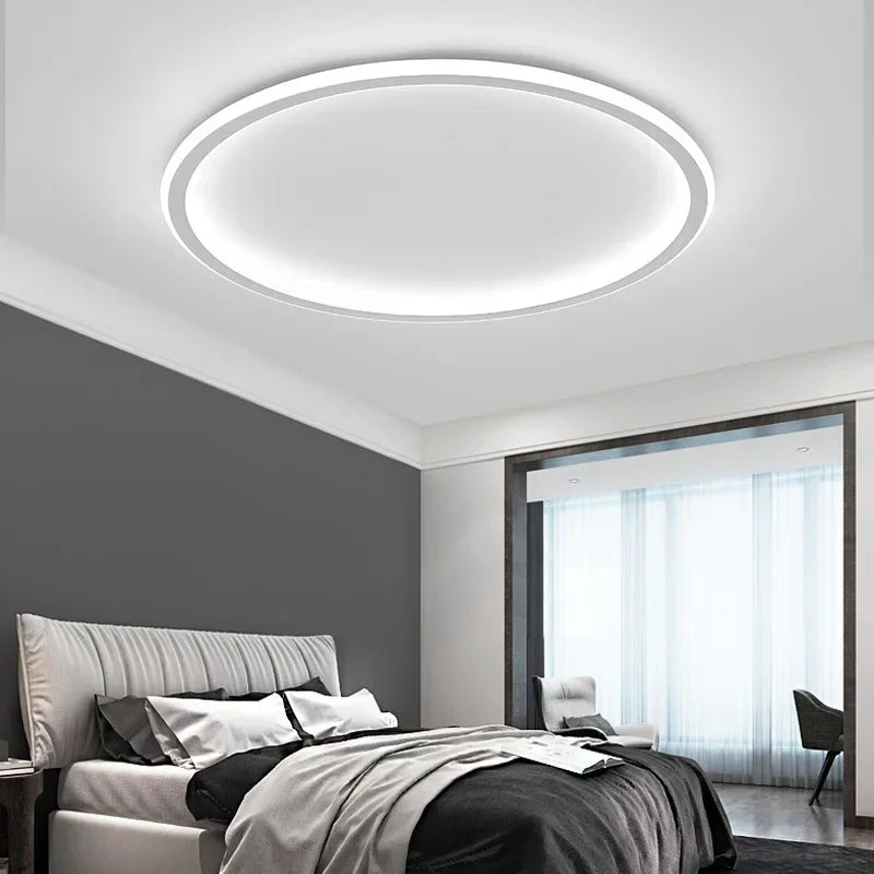 Modern Round Ceiling Lamp | Slim LED Design