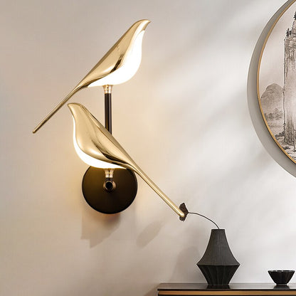 Decorative LED Wall Lamp | Bird-Inspired Design