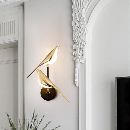 Decorative LED Wall Lamp | Bird-Inspired Design