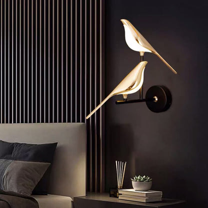 Decorative LED Wall Lamp | Bird-Inspired Design