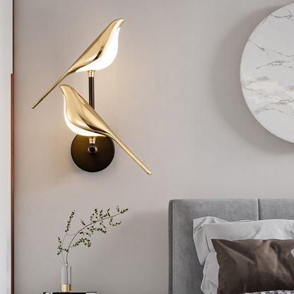 Decorative LED Wall Lamp | Bird-Inspired Design