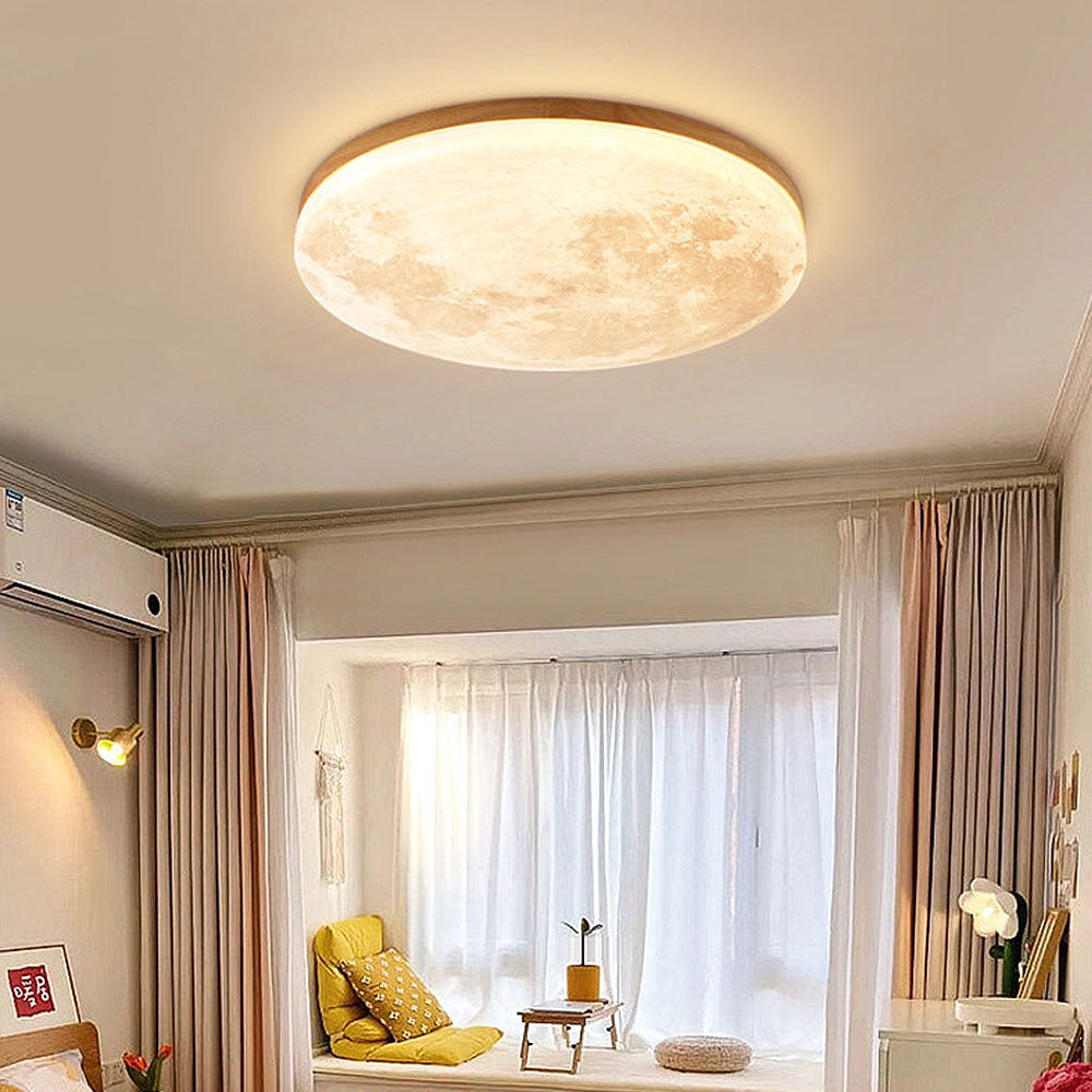 Center Light Moon Ceiling Lamp | Modern