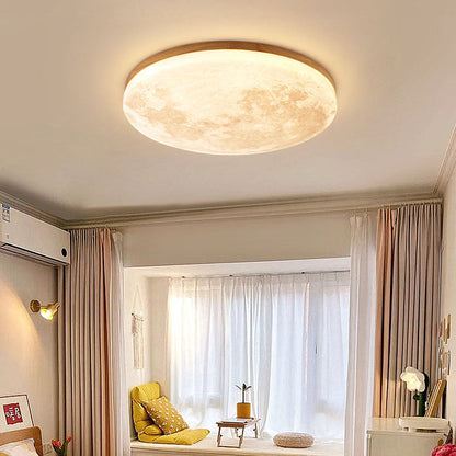 Center Light Moon Ceiling Lamp | Modern