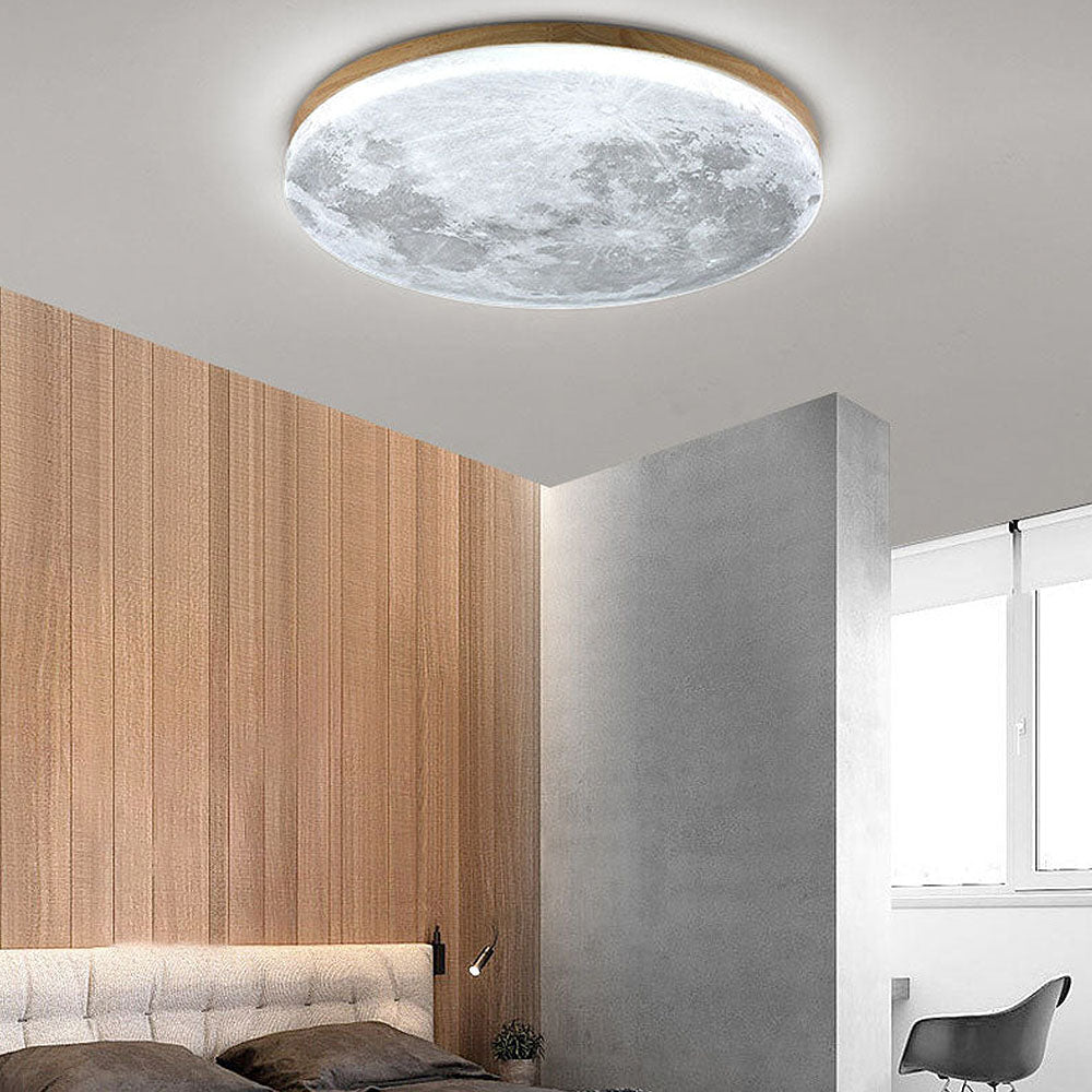 Center Light Moon Ceiling Lamp | Modern
