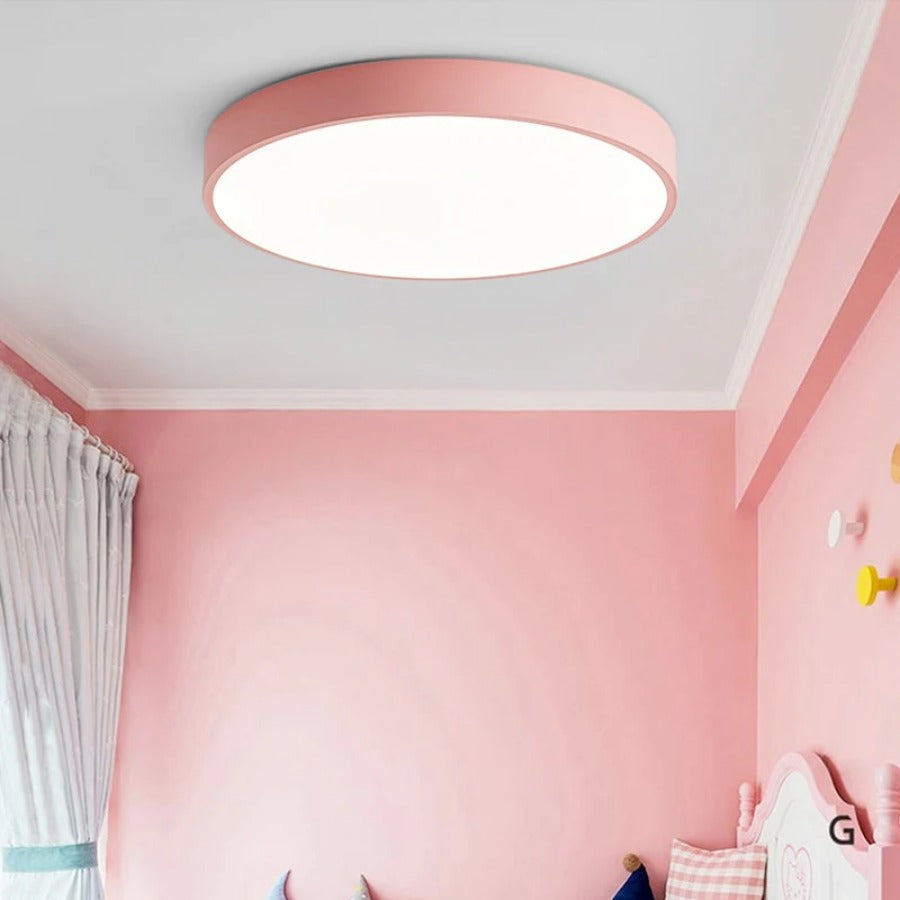Decorative Ceiling LED Lamp | Macaroon Circular Design