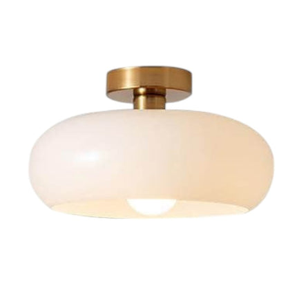 Retro Round Ceiling Light | Vintage LED Lighting