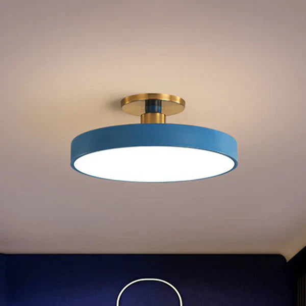 Round Modern Ceiling Lamp | LED Bedroom Light