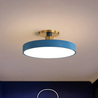 Round Modern Ceiling Lamp | LED Bedroom Light