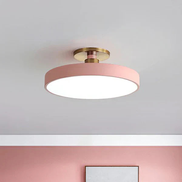 Round Modern Ceiling Lamp | LED Bedroom Light
