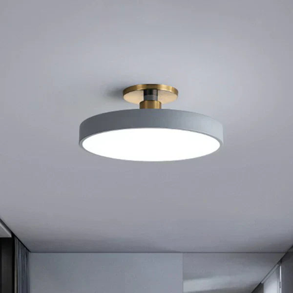 Round Modern Ceiling Lamp | LED Bedroom Light