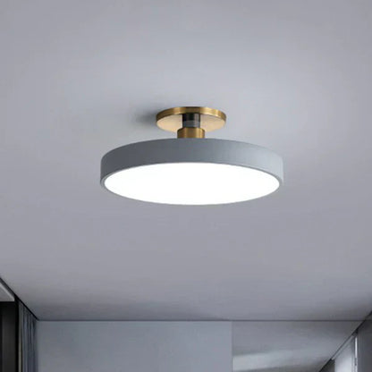 Round Modern Ceiling Lamp | LED Bedroom Light