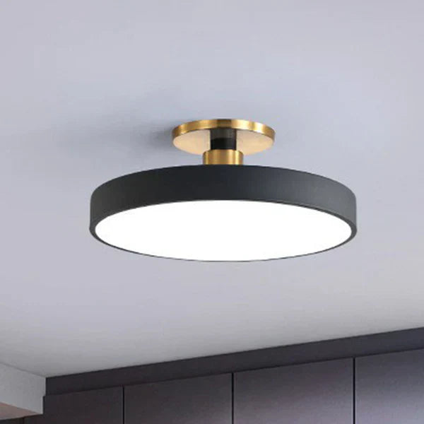 Round Modern Ceiling Lamp | LED Bedroom Light
