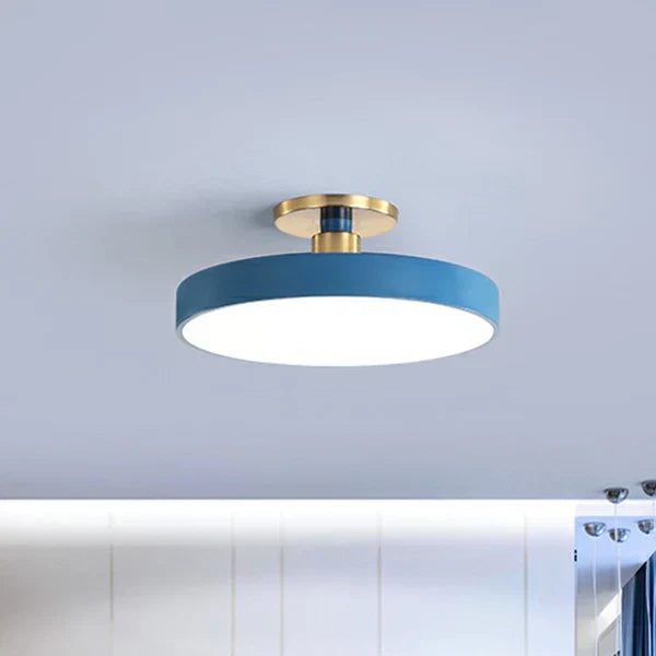 Round Modern Ceiling Lamp | LED Bedroom Light