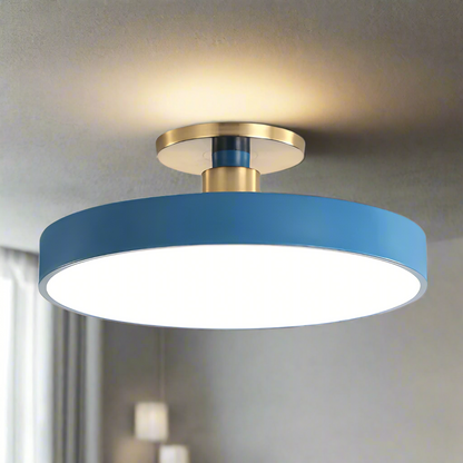 Round Modern Ceiling Lamp | LED Bedroom Light