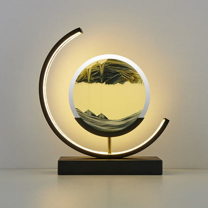 Dynamic Sand Art Table Lamp | Ambient Lighting