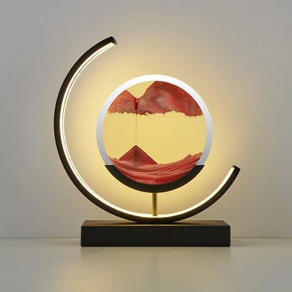 Dynamic Sand Art Table Lamp | Ambient Lighting