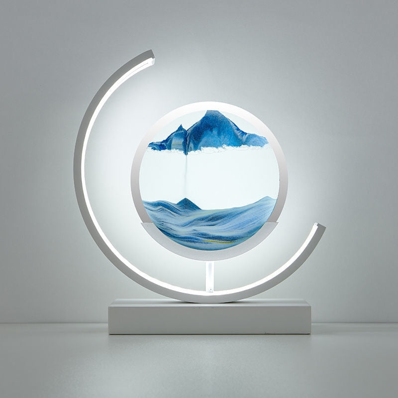 Dynamic Sand Art Table Lamp | Ambient Lighting