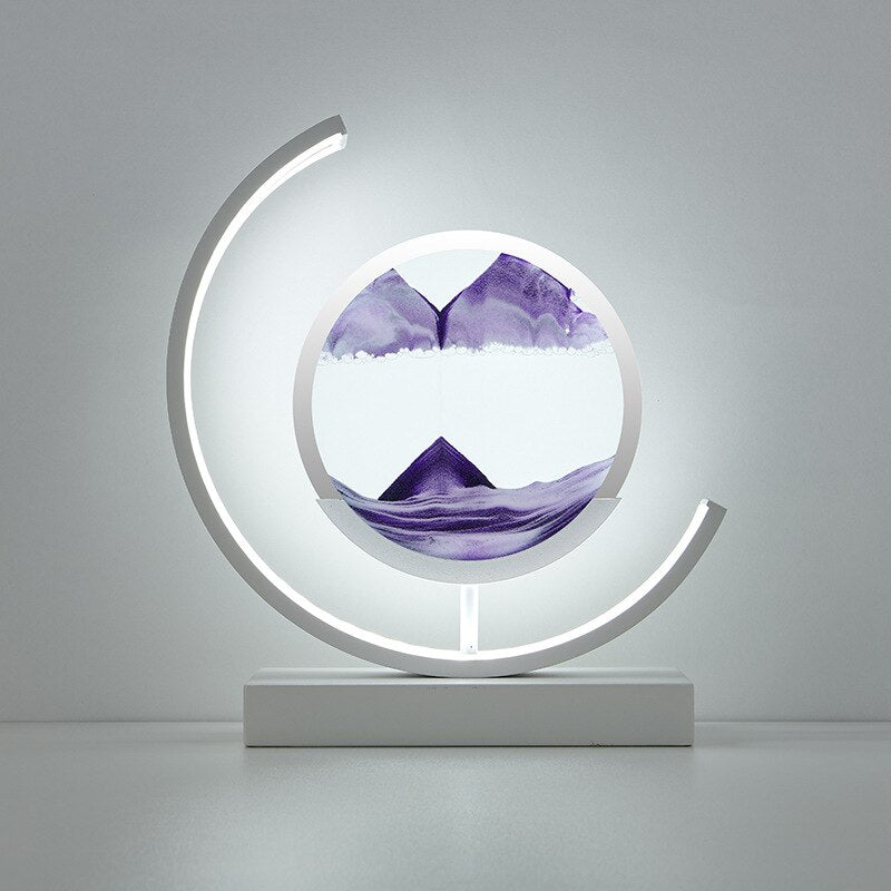 Dynamic Sand Art Table Lamp | Ambient Lighting