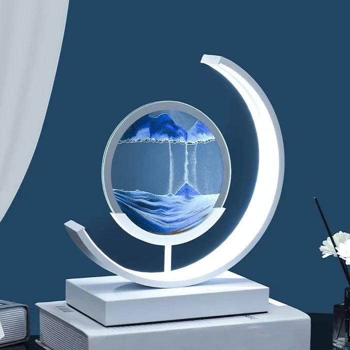 Dynamic Sand Art Table Lamp | Ambient Lighting