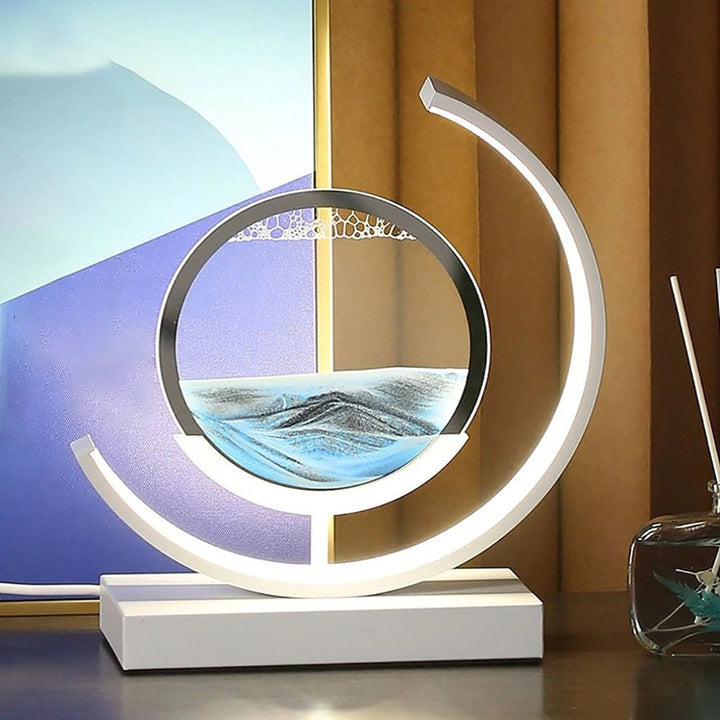 Dynamic Sand Art Table Lamp | Ambient Lighting