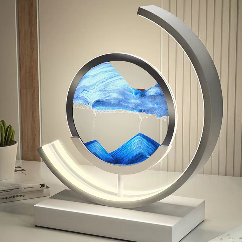 Dynamic Sand Art Table Lamp | Ambient Lighting