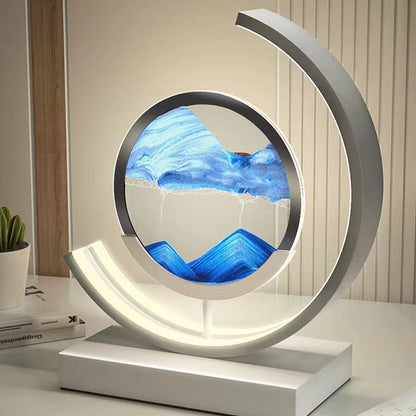 Dynamic Sand Art Table Lamp | Ambient Lighting