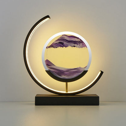 Dynamic Sand Art Table Lamp | Ambient Lighting