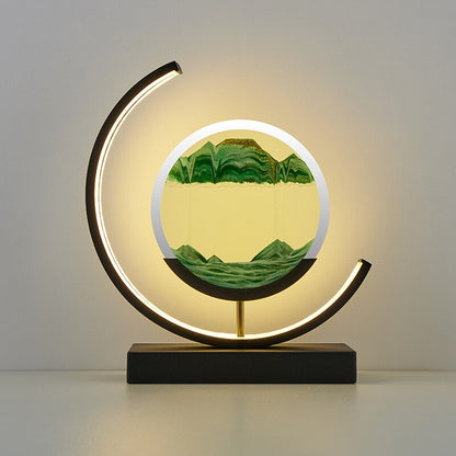 Dynamic Sand Art Table Lamp | Ambient Lighting