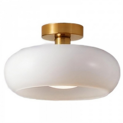 Retro Round Ceiling Light | Vintage LED Lighting