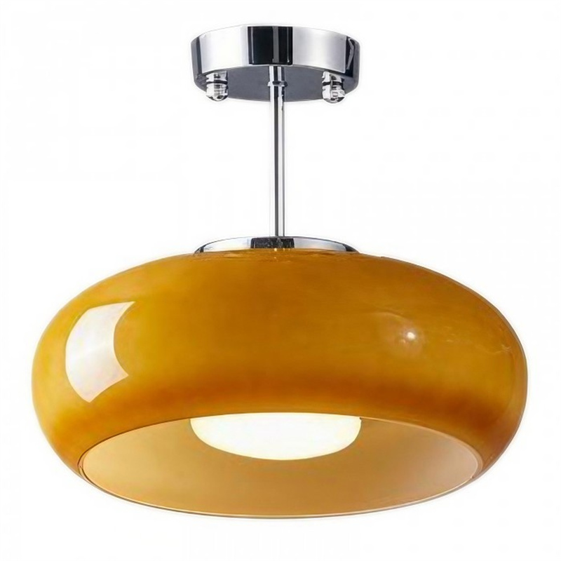 Retro Round Ceiling Light | Vintage LED Lighting