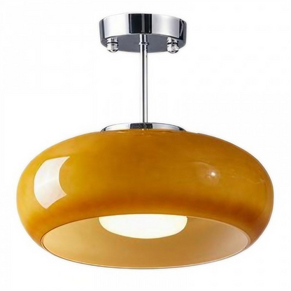 Retro Round Ceiling Light | Vintage LED Lighting