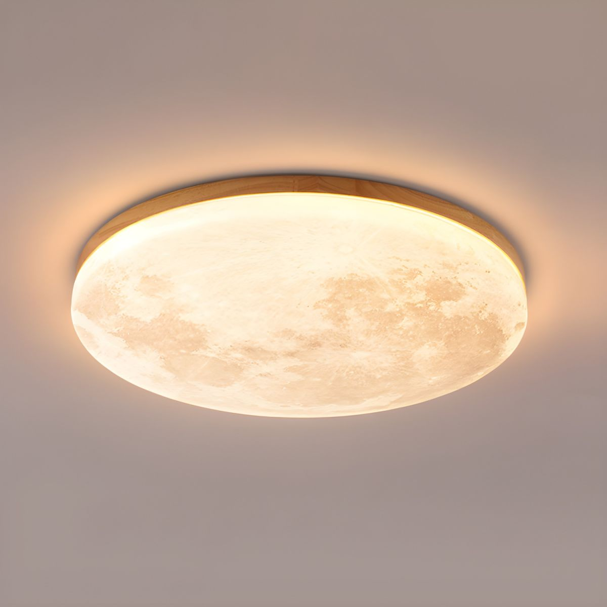 Center Light Moon Ceiling Lamp | Modern